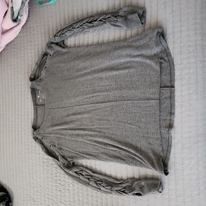 Cute cold shoulder lightweight shirt